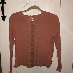 H&M pink blouse